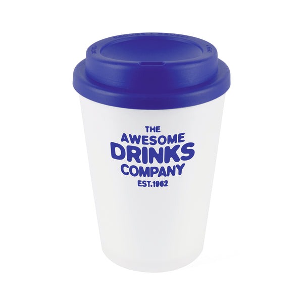 Branded Haddon 350ml double wall Frosted Translucent tumbler