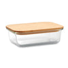Glass lunchbox with bamboo lid