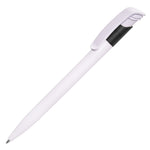 KODA ball pen WHITE barrel with black trim