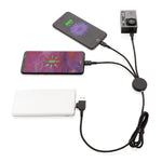 Branded Light up logo 6-in-1 cable
