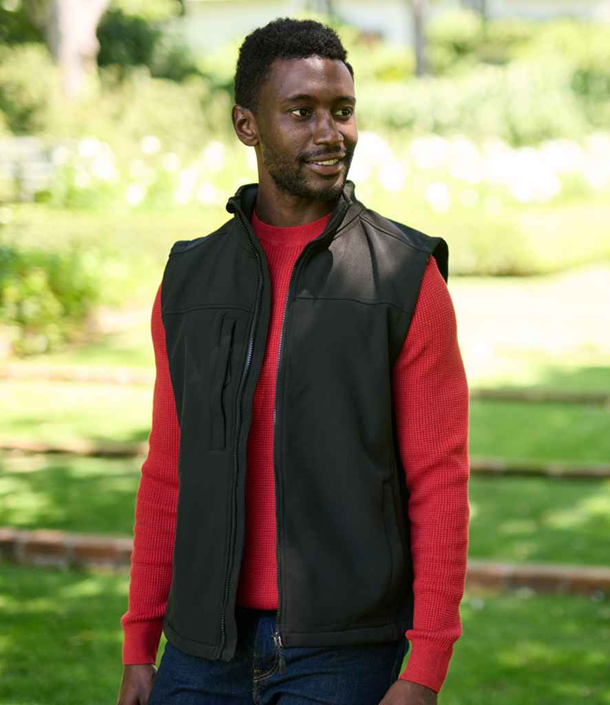 Regatta Flux Soft Shell Bodywarmer Black/Black