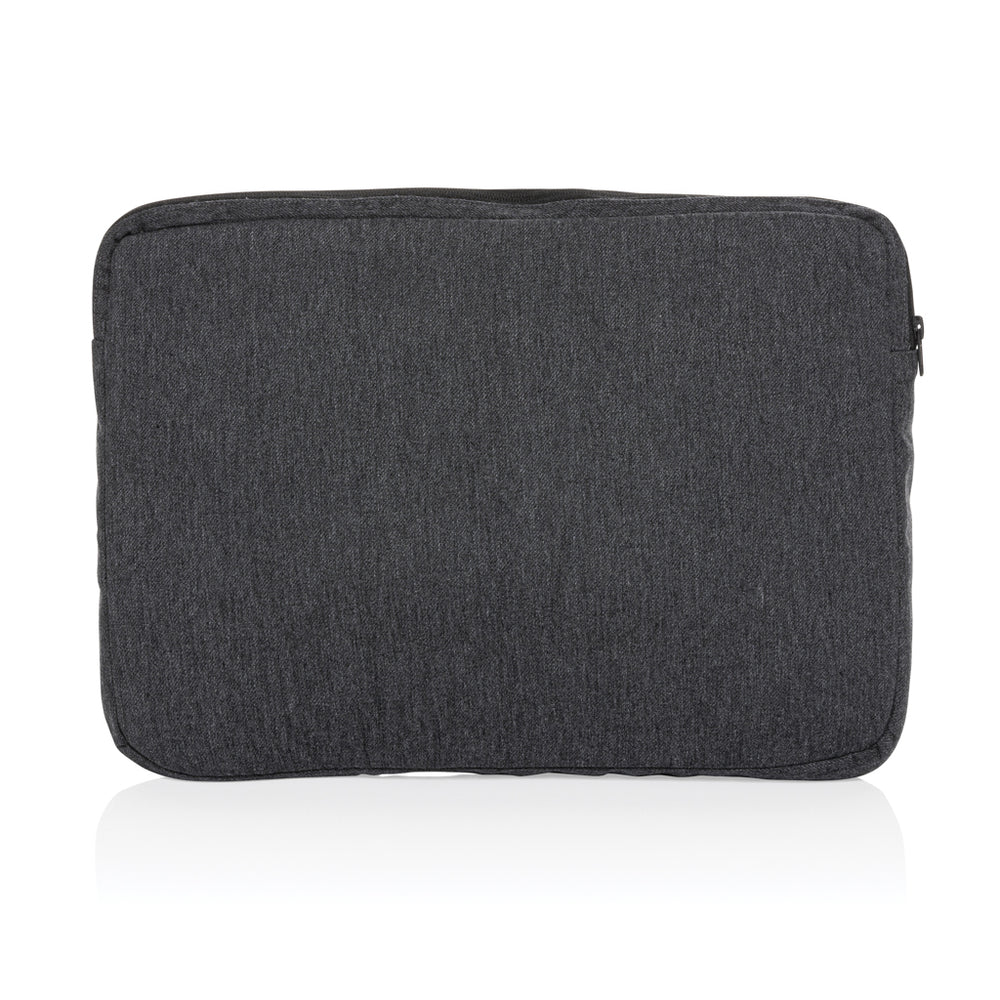 Branded Laluka AWARE™ recycled cotton 15.6 inch laptop sleeve