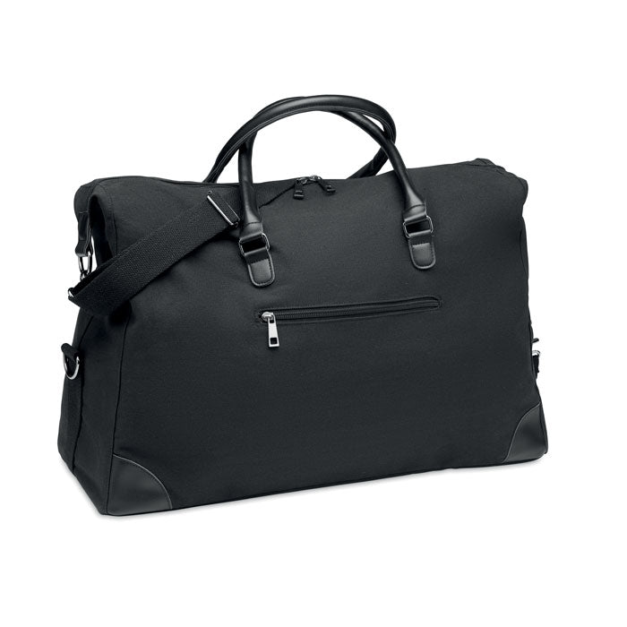 Branded Weekend bag in canvas 340gr/m²