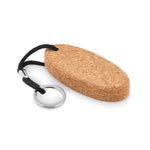 Branded Floating cork key ring
