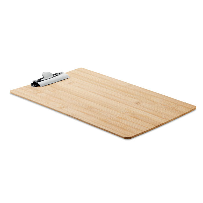 Branded A4 bamboo clipboard