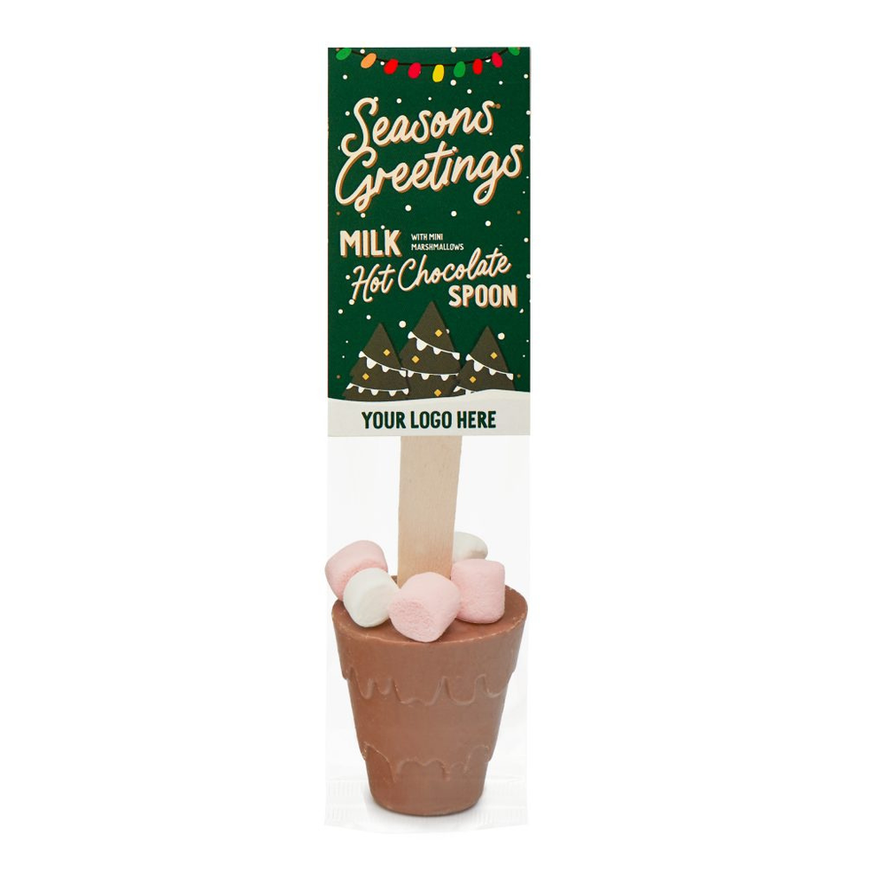 Eco Info Card - Hot Chocolate Spoon With Marshmallows