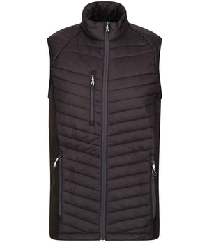 Regatta Navigate Hybrid Bodywarmer Black/Seal Grey