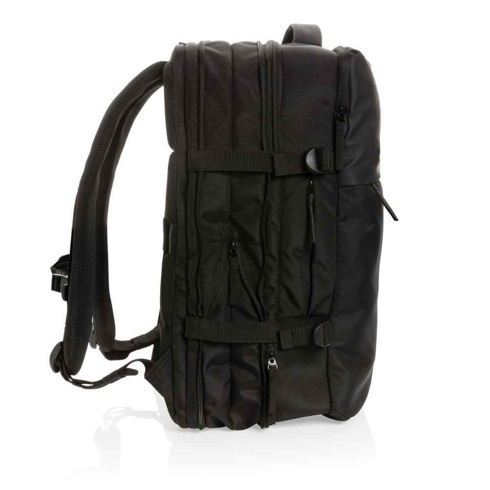 Branded Swiss Peak AWARE™ RPET 15.6' expandable weekend backpack