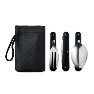 Branded 3-piece camping utensils set
