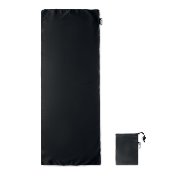 Branded RPET sports towel and pouch