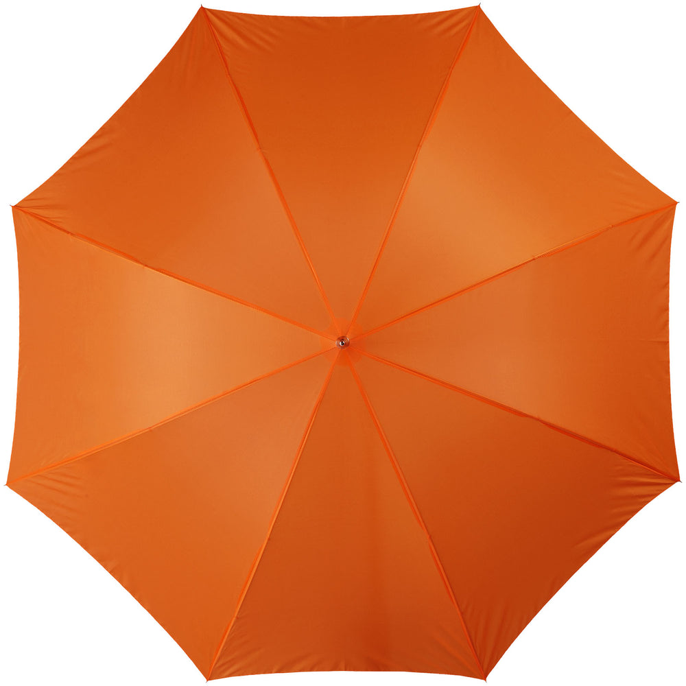 Branded Lisa 23" auto open umbrella with wooden handle