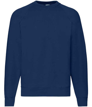 Fruit of the Loom Classic Raglan Sweatshirt Navy