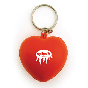 Heart Shaped Stress Keyring