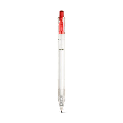 HARLAN. rPET ball pen pen with coloured button