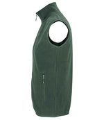 SOL'S Unisex Factor Recycled Micro Fleece Bodywarmer Forest Green