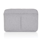 Branded Laluka AWARE™ recycled cotton 15.6 inch laptop sleeve