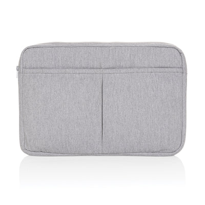 Branded Laluka AWARE™ recycled cotton 15.6 inch laptop sleeve