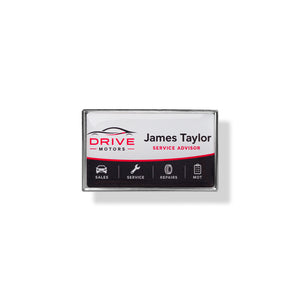 Express Magnetic Backed Name Badge, 30mm x 50mm