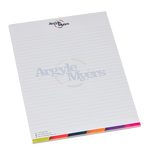 A5 Notepad with Wrapover Front Cover