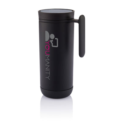 Branded Clik leak proof travel mug