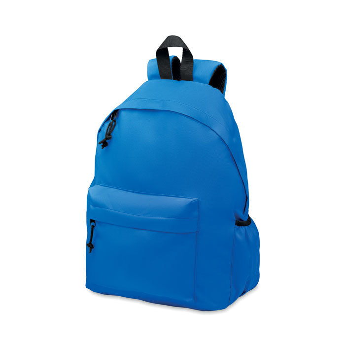 Branded 600D RPET polyester backpack