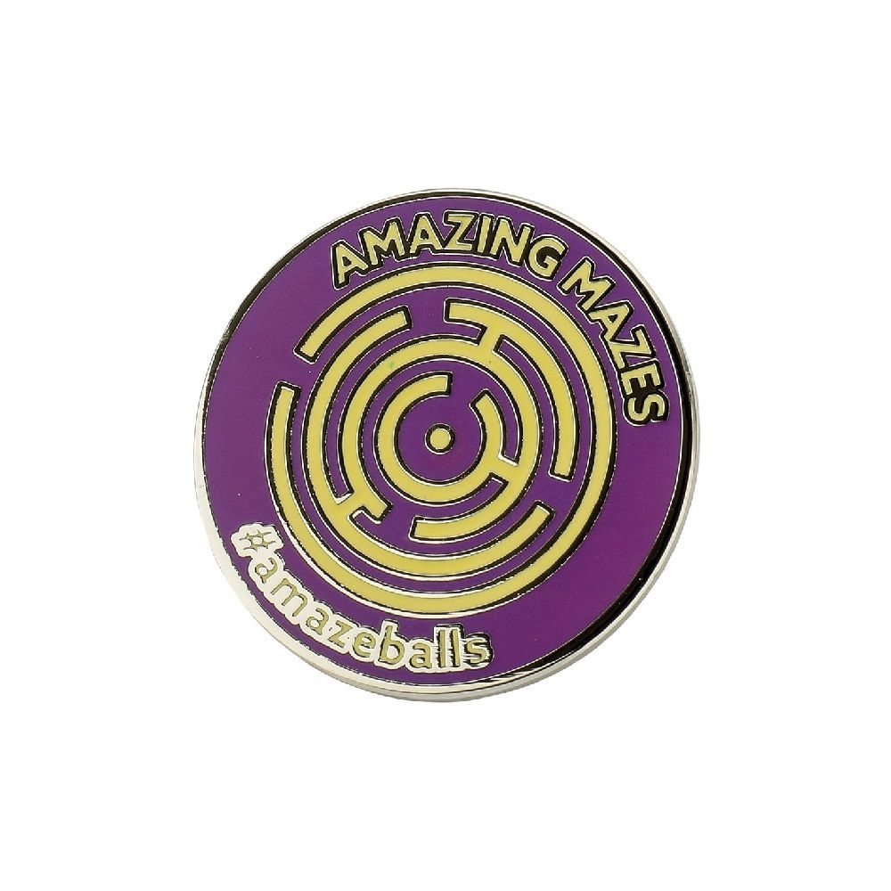 Branded Stamped Iron Hard Enamel Badge (25mm)