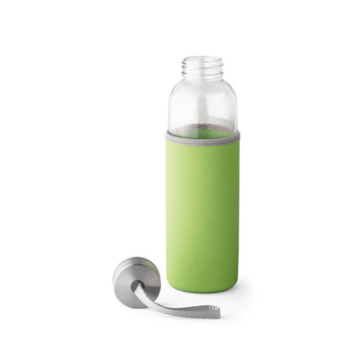 RAISE. Glass and stainless steel Sport bottle 520 mL