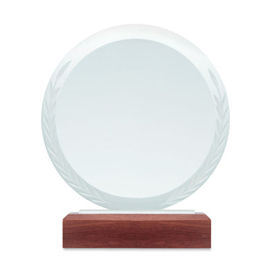 Round award plaque