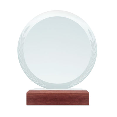 Branded Round award plaque