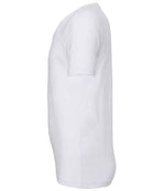 Canvas Unisex Jersey V Neck T-Shirt White
