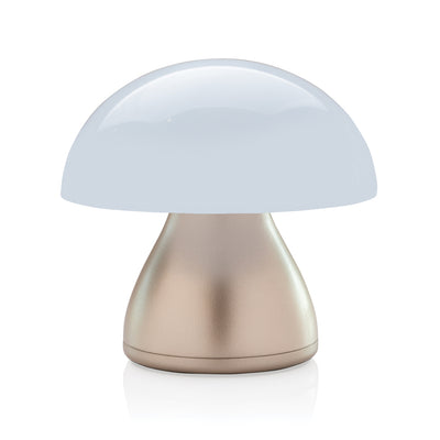 Branded Luming RCS recycled plastic USB re-chargeable table lamp
