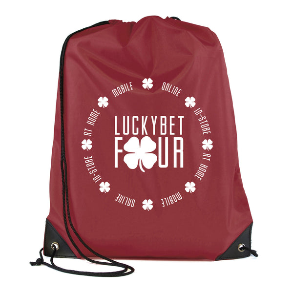 Pegasus Plus Drawstring Bags Burgundy