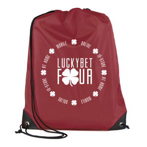 Pegasus Plus Drawstring Bags Burgundy