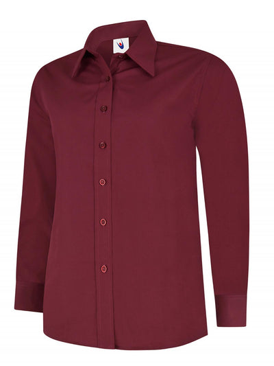Branded Ladies Poplin Full Sleeve Shirt
