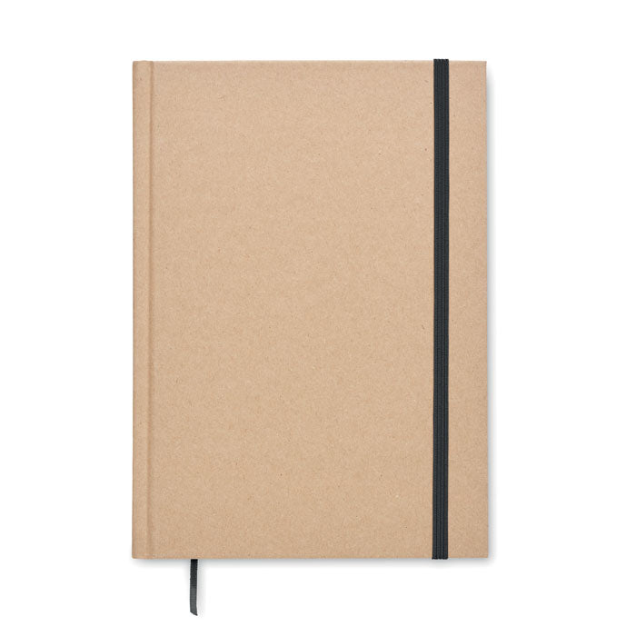 Branded A5 recycled page notebook with Recycled Cover
