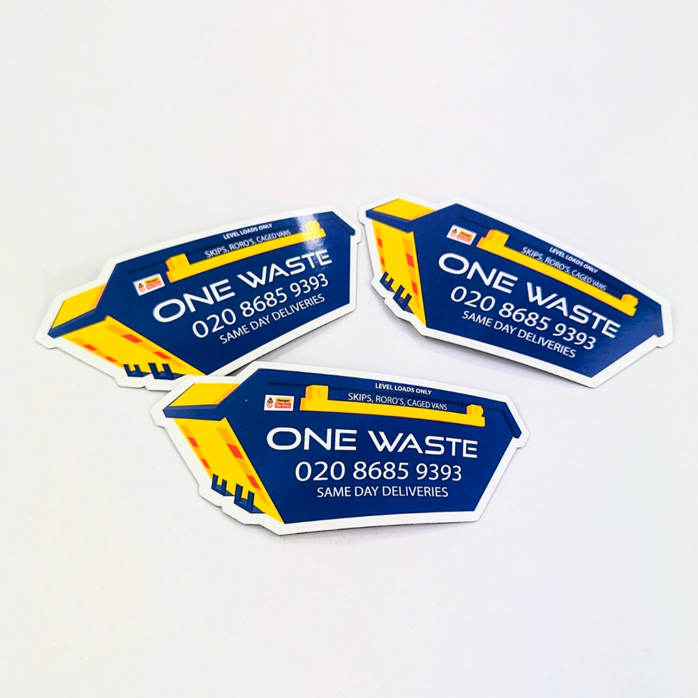 Branded Skip Hire Shaped Fridge Magnet