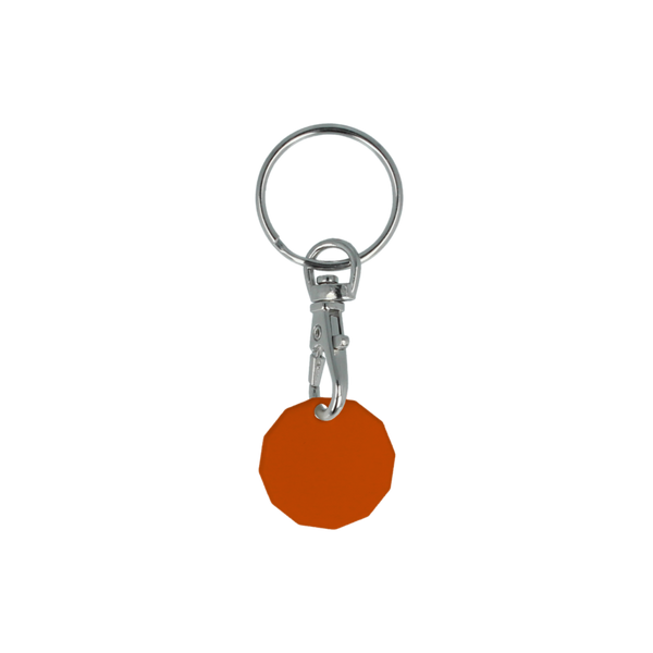 Recycled Trolley Coin Keyring