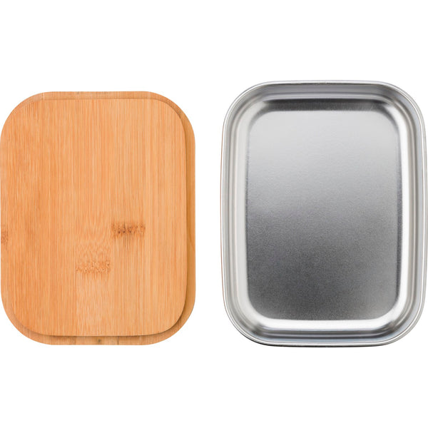Branded Northchapel Bamboo lid stainless steel lunch box