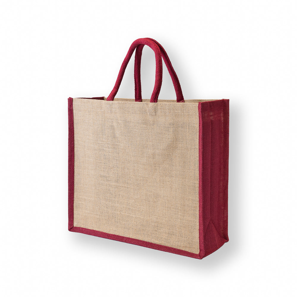 Aura Accented Jute Bag