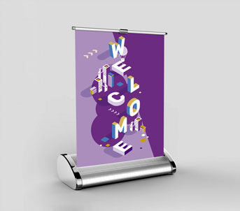 A3 Desktop Roller Banners