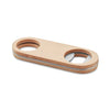 Branded Oval Bamboo bottle opener