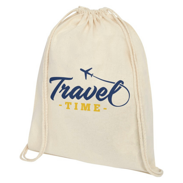 5oz Cotton Drawstring Bag - Low Minimum Order Quantity