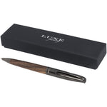 Branded Loure wood barrel ballpoint pen