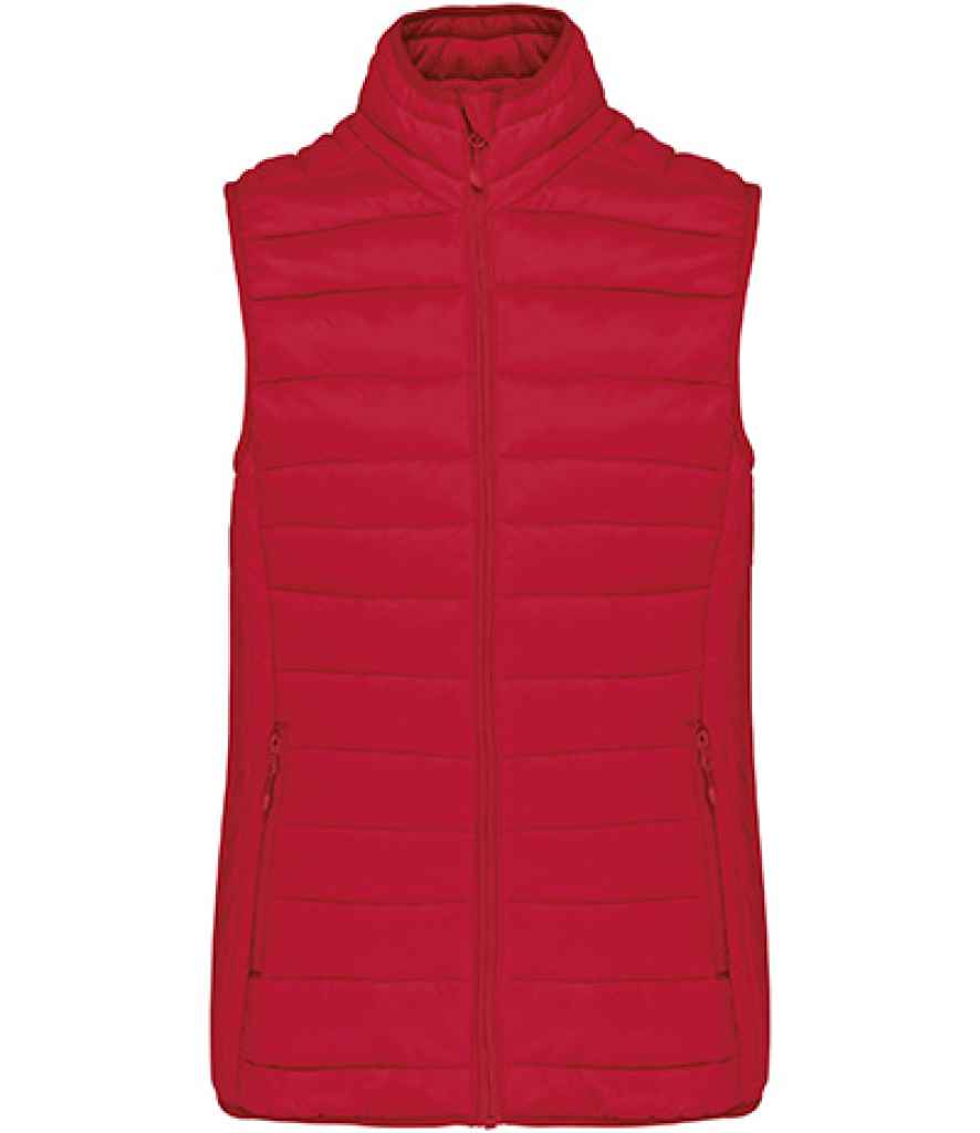 Kariban Ladies Lightweight Padded Bodywarmer Red