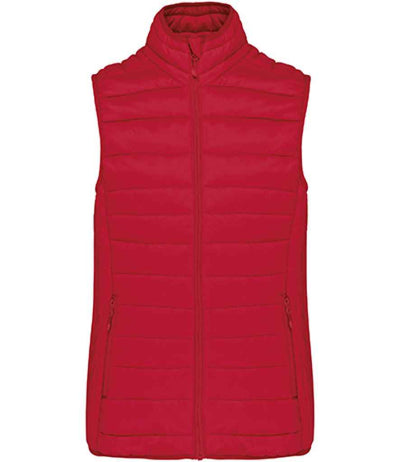Kariban Ladies Lightweight Padded Bodywarmer Red