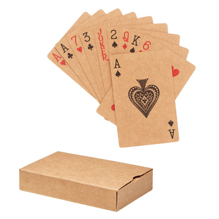 Branded Recycled paper playing cards