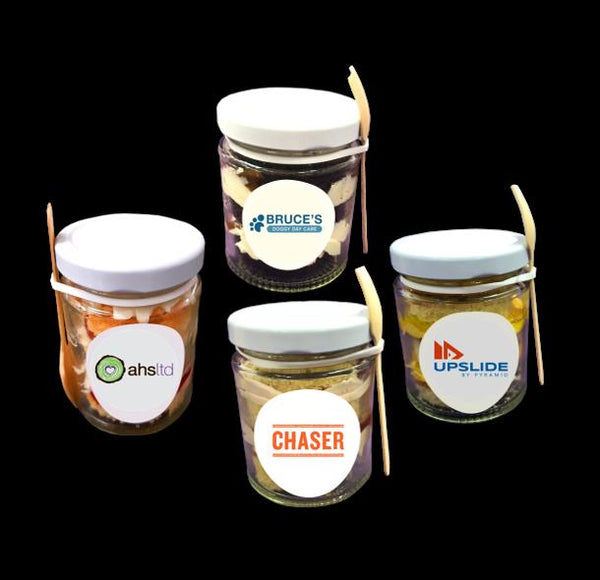 Branded Cake Jars (Mixed Pack)