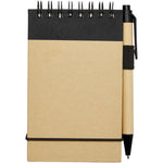 Branded Zuse A7 recycled jotter notepad with pen