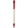 Dairy Dream ballpoint pen with red tip, clip and button.