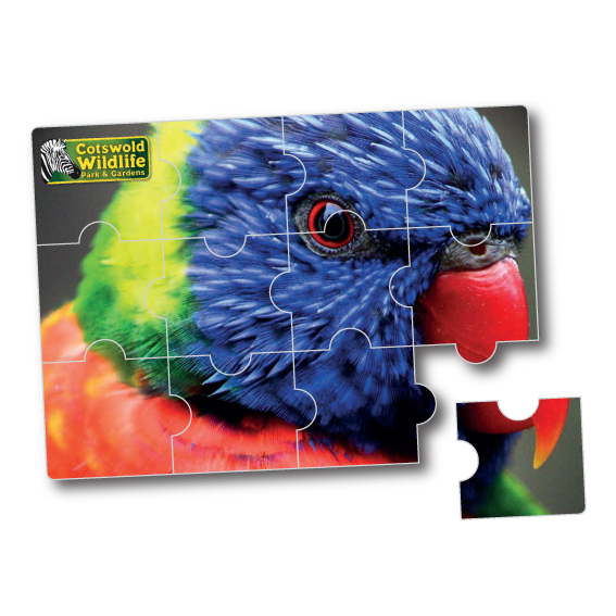 Magnet with jigsaw piecies kiss cuts